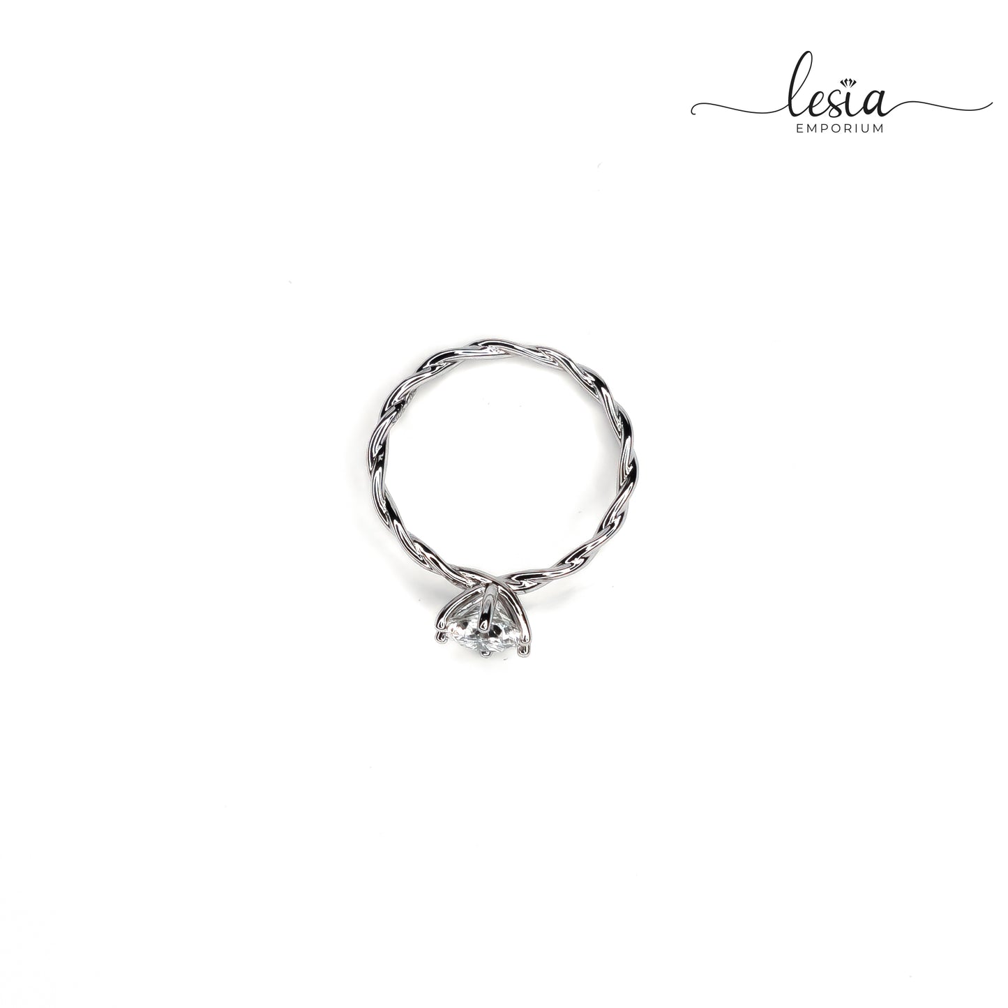 Solitaire Moissanite Ring (1 Carat)