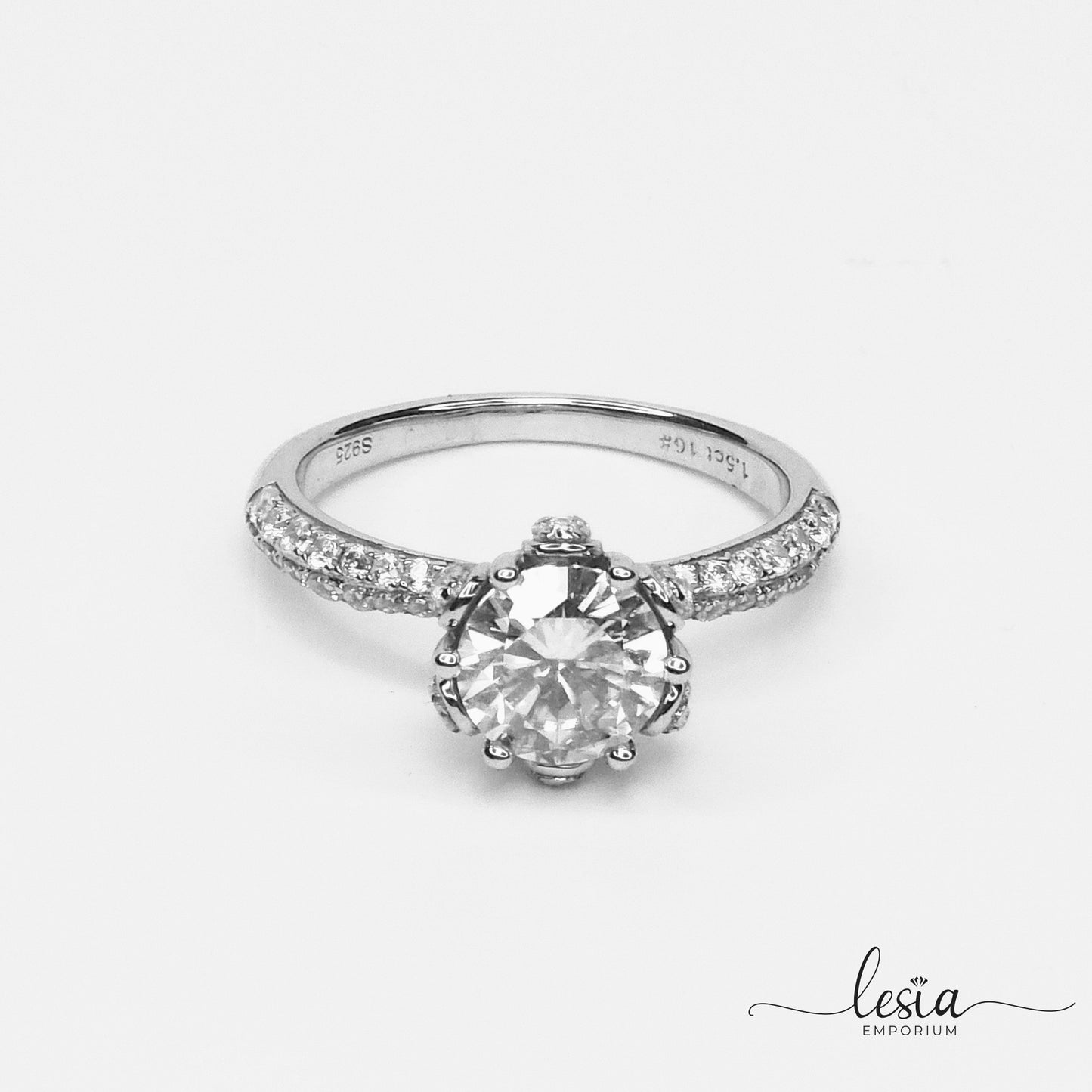 Solitaire Moissanite Ring (1.5 Carat)