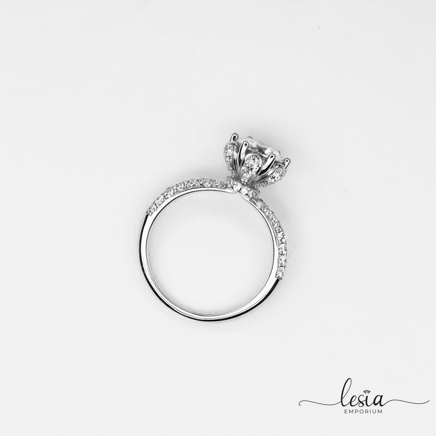 Solitaire Moissanite Ring (1.5 Carat)