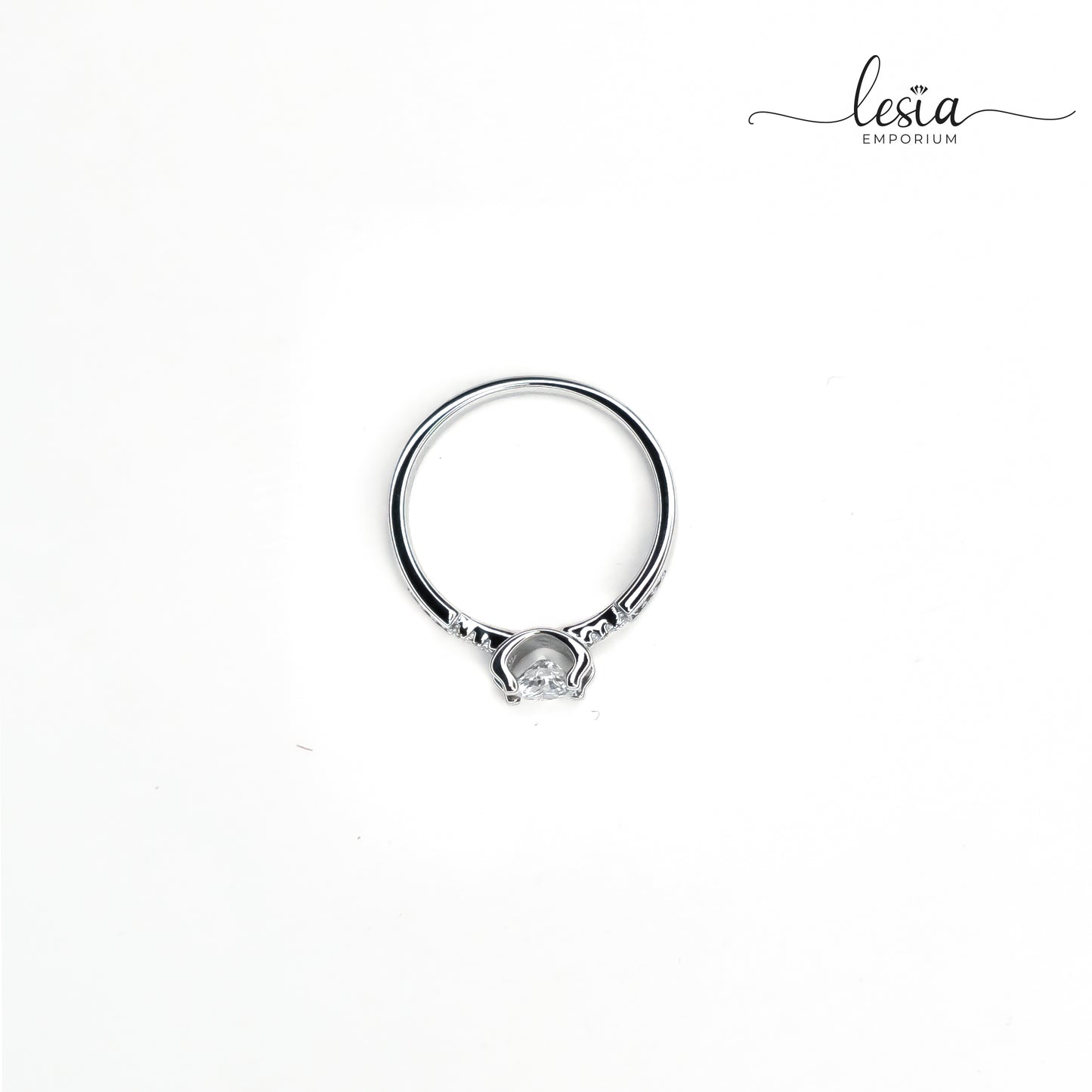 Solitaire Moissanite Ring (0.5 Carat)