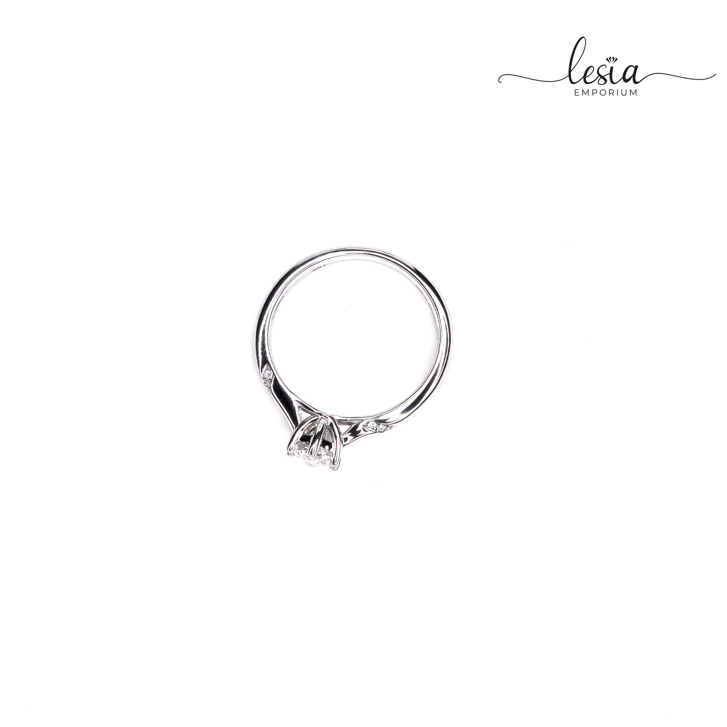 Solitaire Moissanite Ring (0.5 Carat)