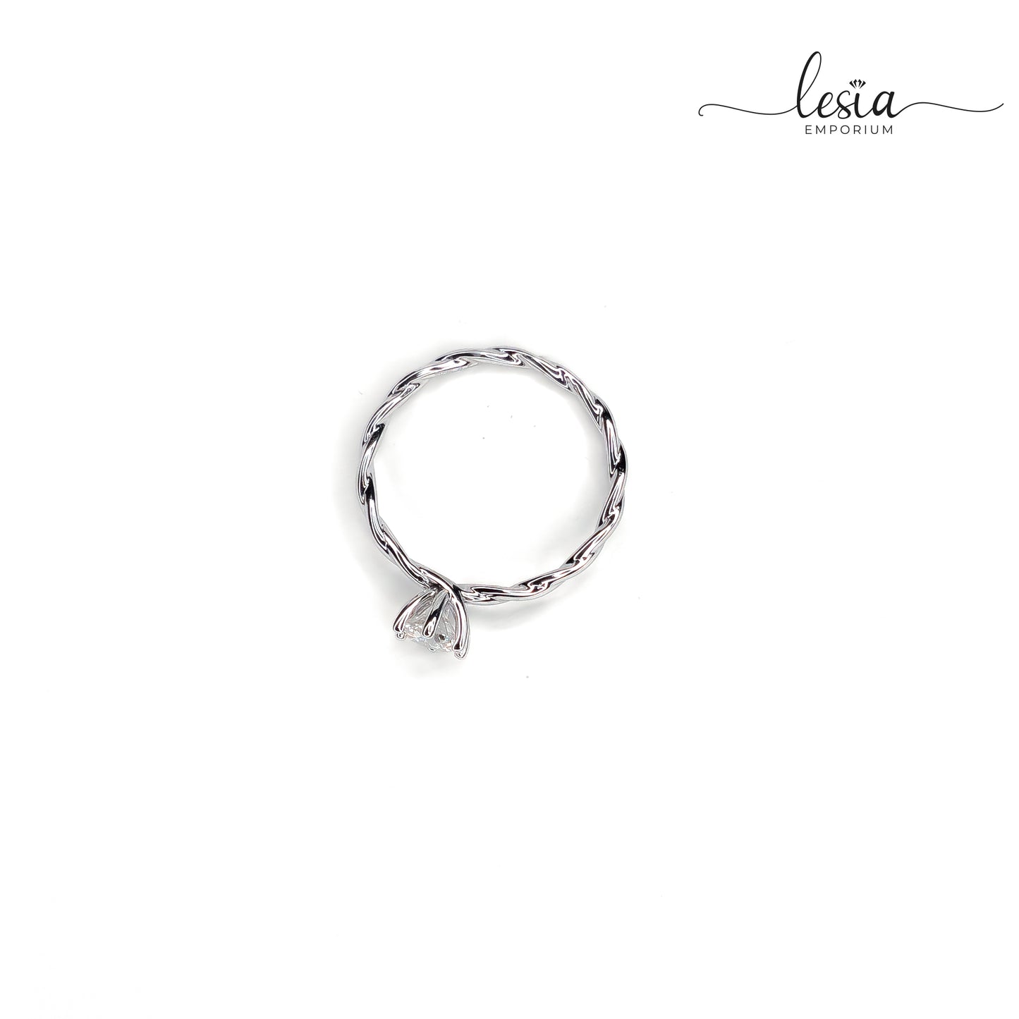Solitaire Moissanite Ring (0.5 Carat)