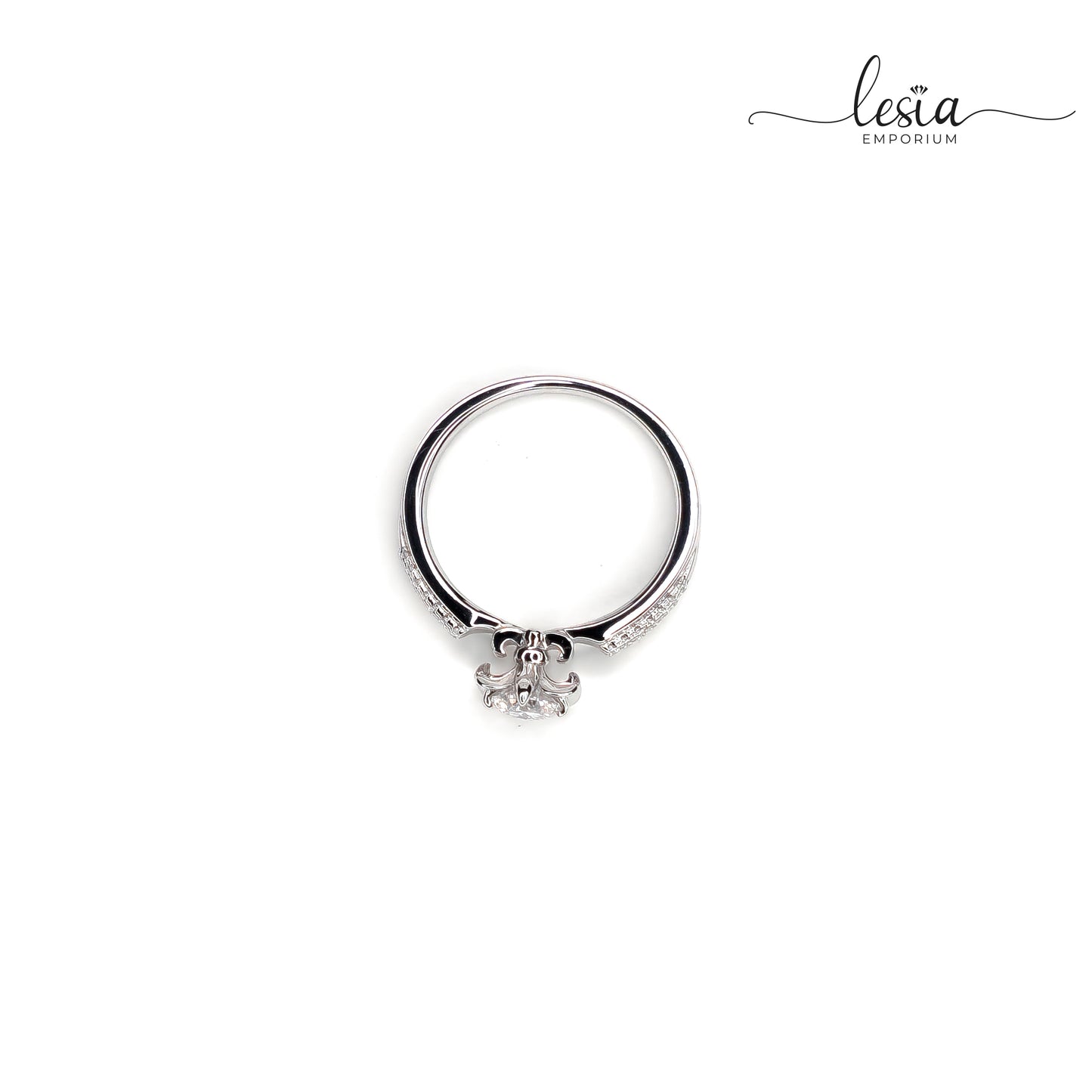 Solitaire Moissanite Ring (0.5 Carat)