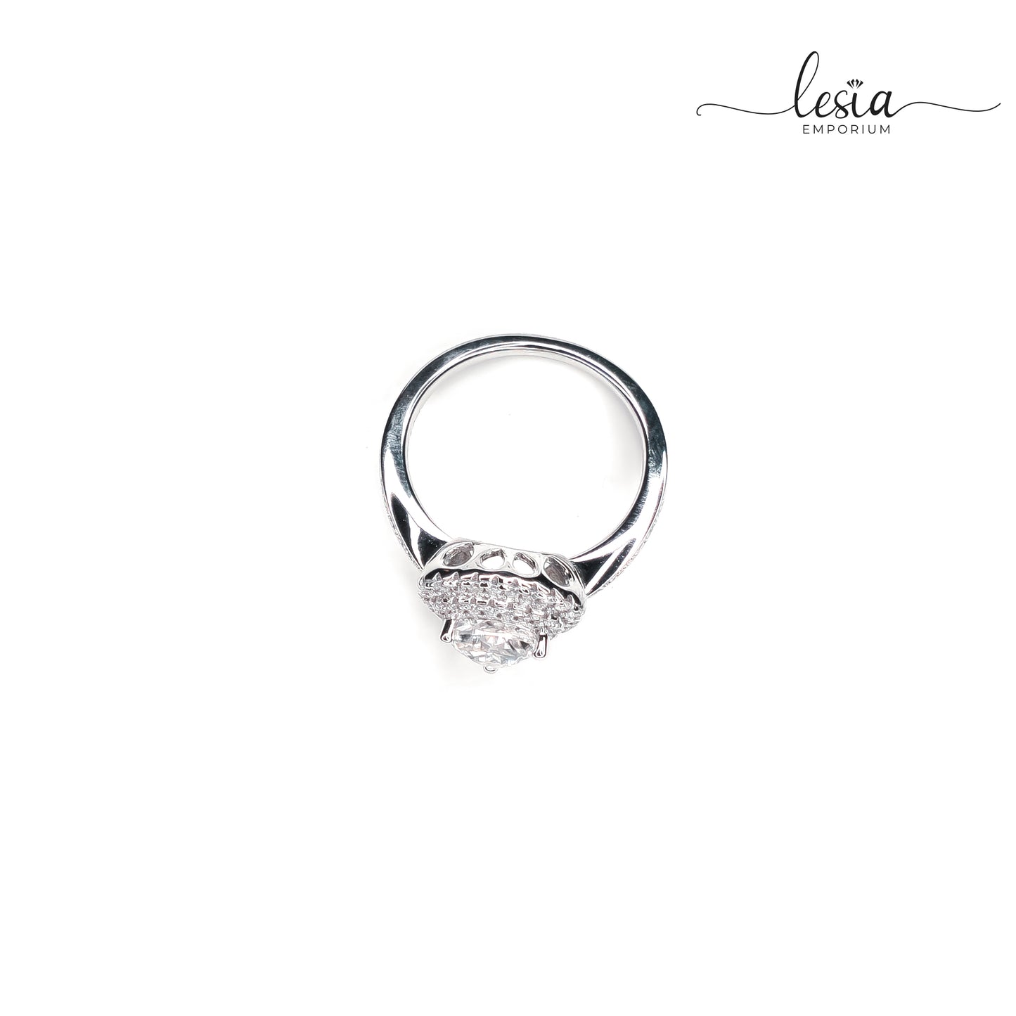 Solitaire Moissanite Ring (1 Carat)
