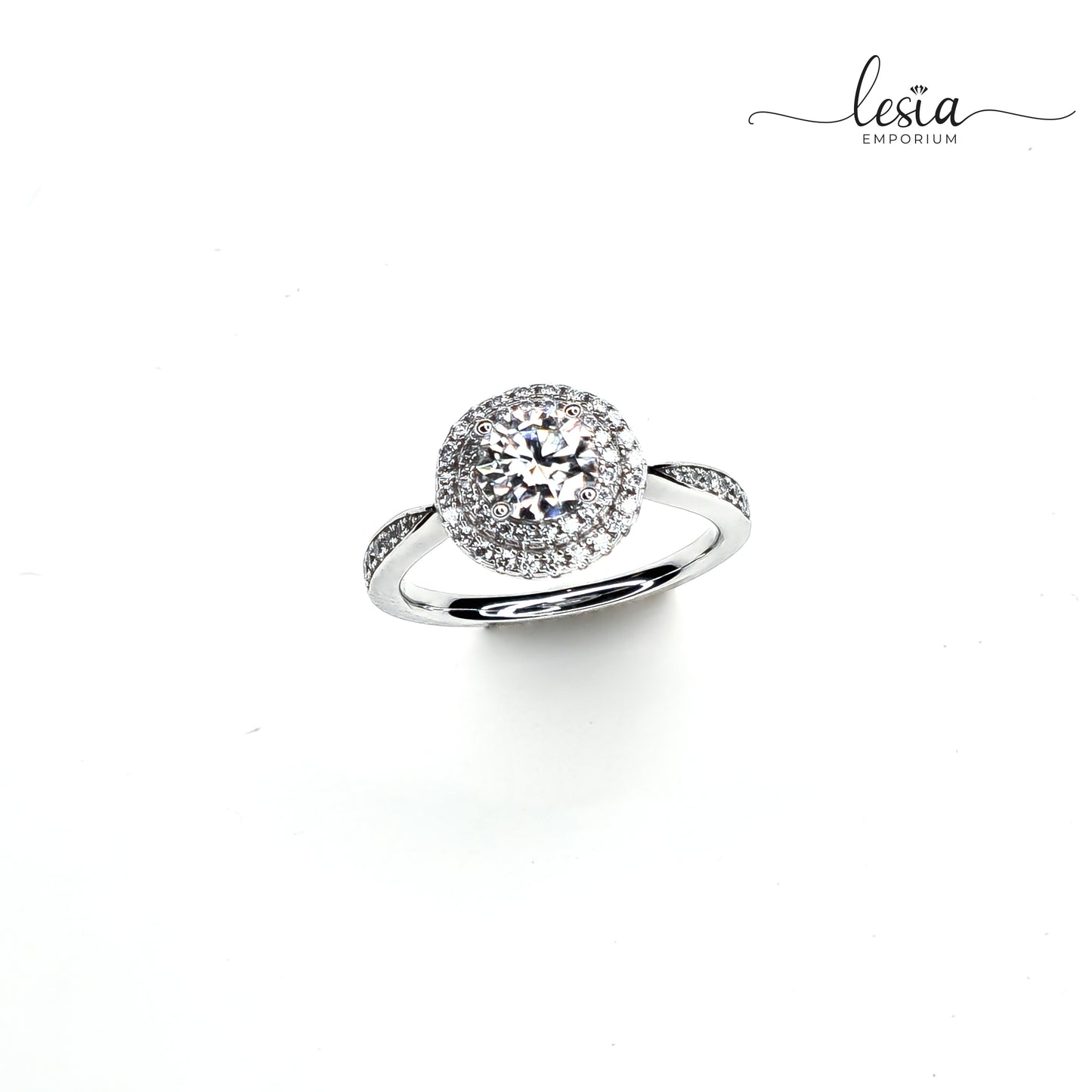 Solitaire Moissanite Ring (1 Carat)