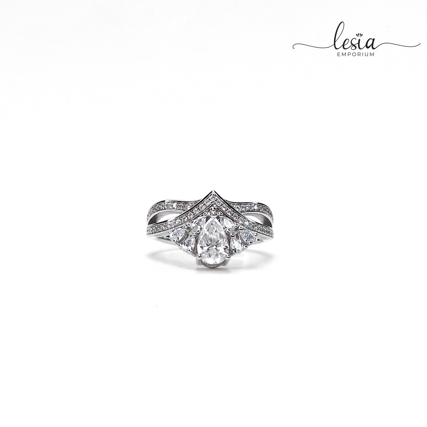 Solitaire Moissanite Diamond Ring (1 Carat)