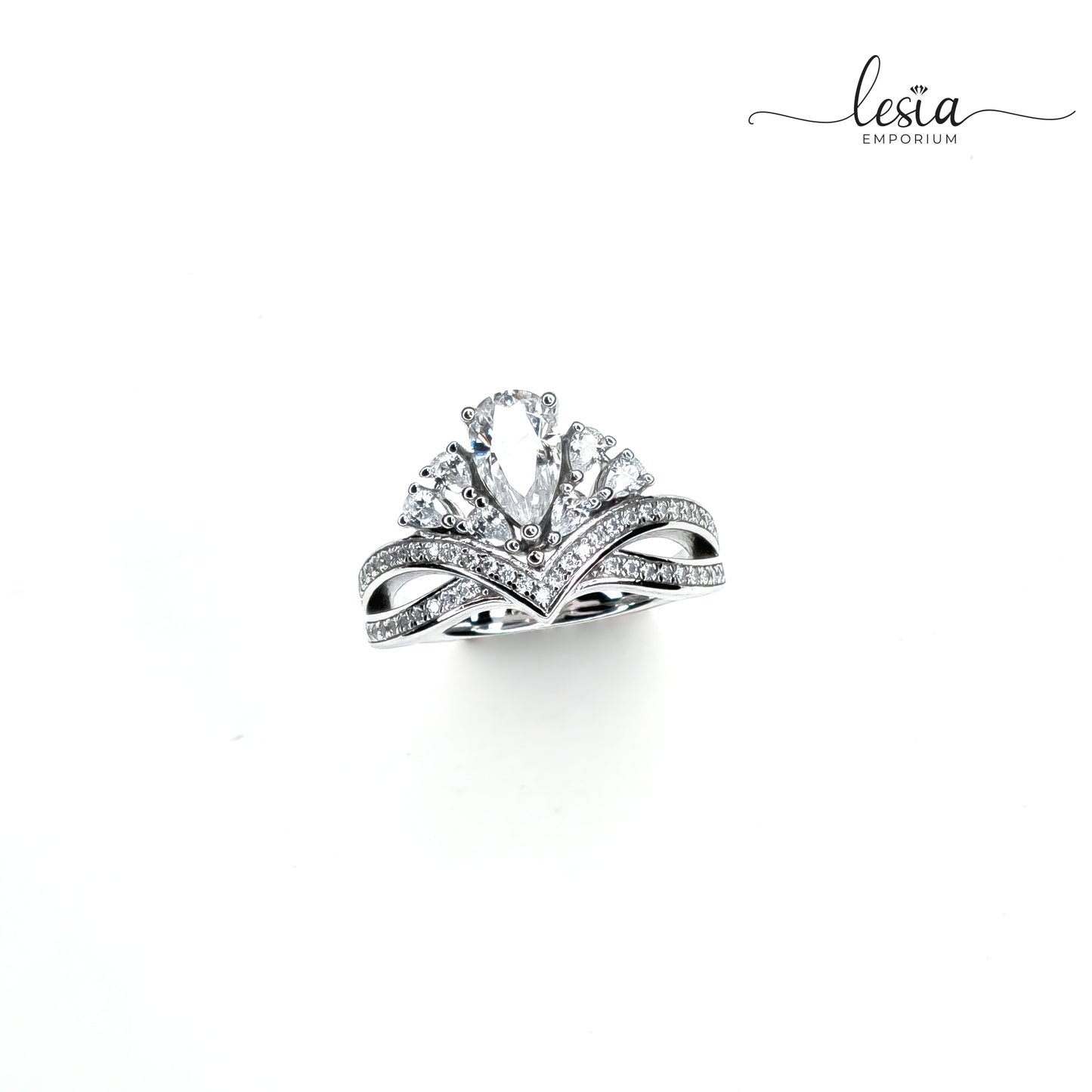 Solitaire Moissanite Diamond Ring (1 Carat)