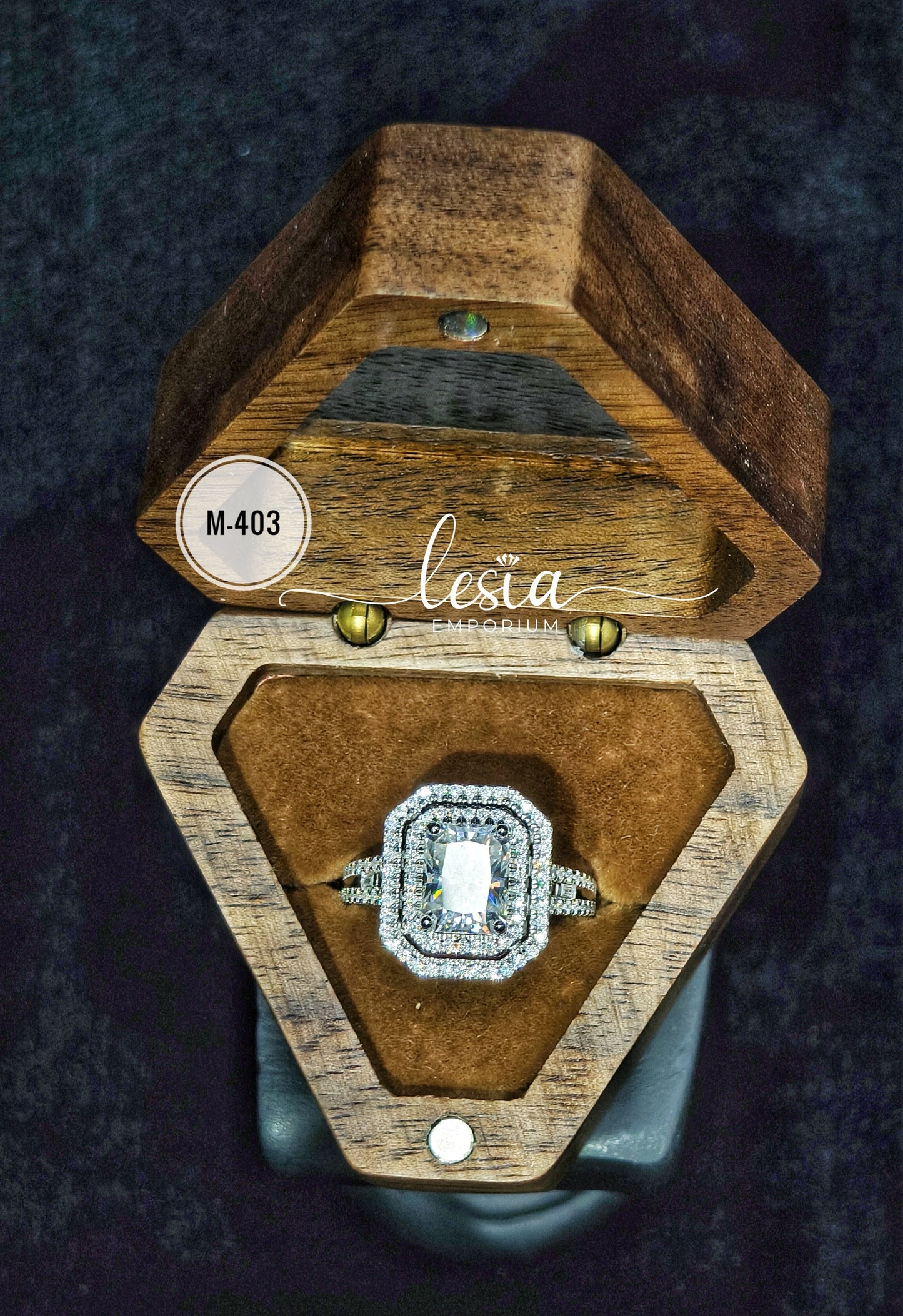 Solitaire Moissanite Ring (3 Carat)