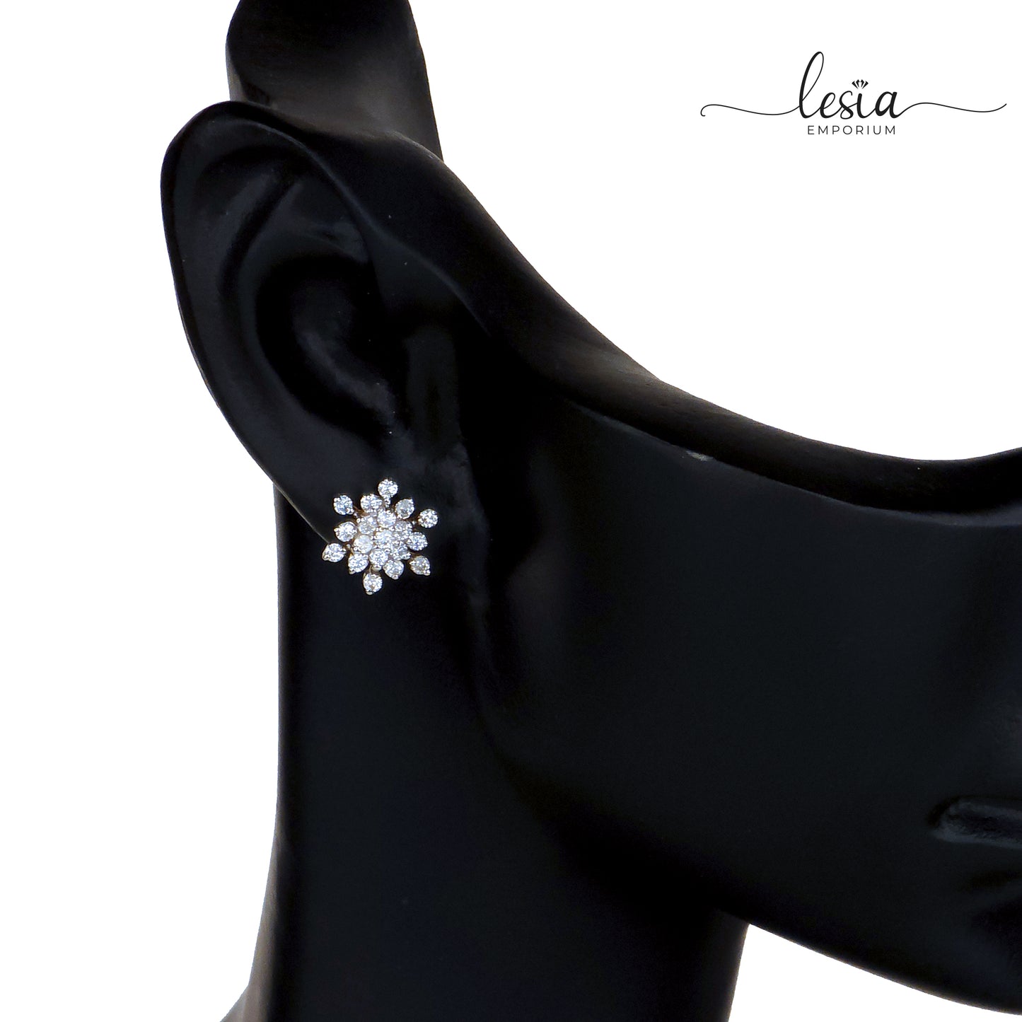 Kadam Star Large Moissanite Diamond Earrings (25 Cent)