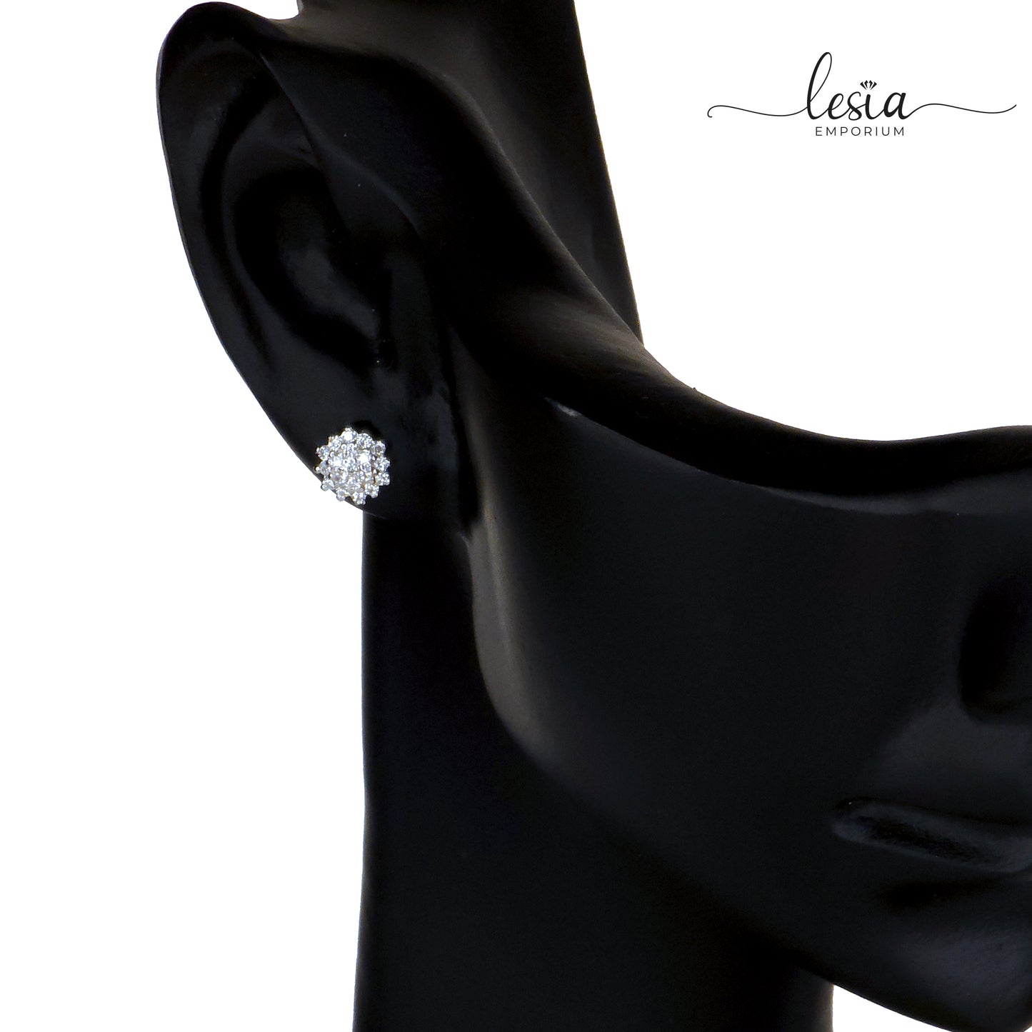 Kadam Small Moissanite Earrings (10 Cent)