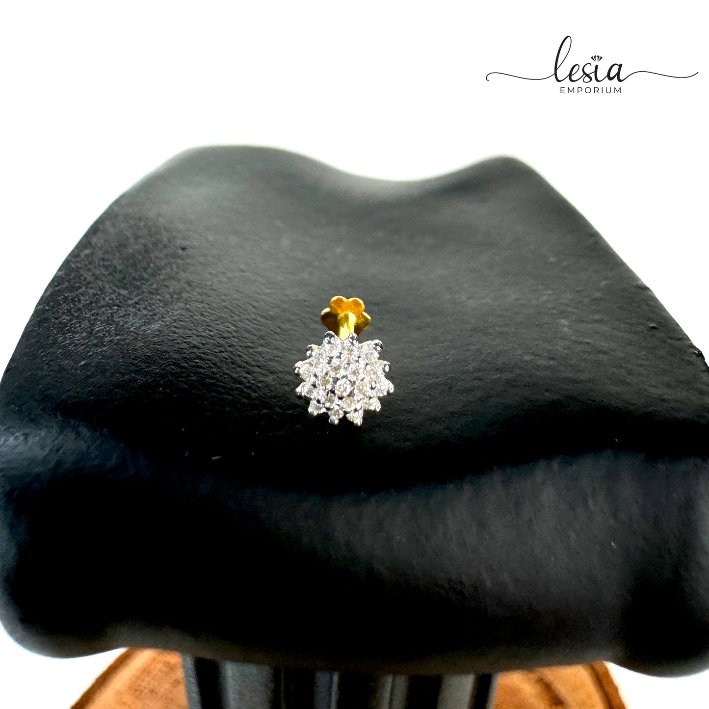 Kadam Small Moissanite Nosepin (10 Cent)
