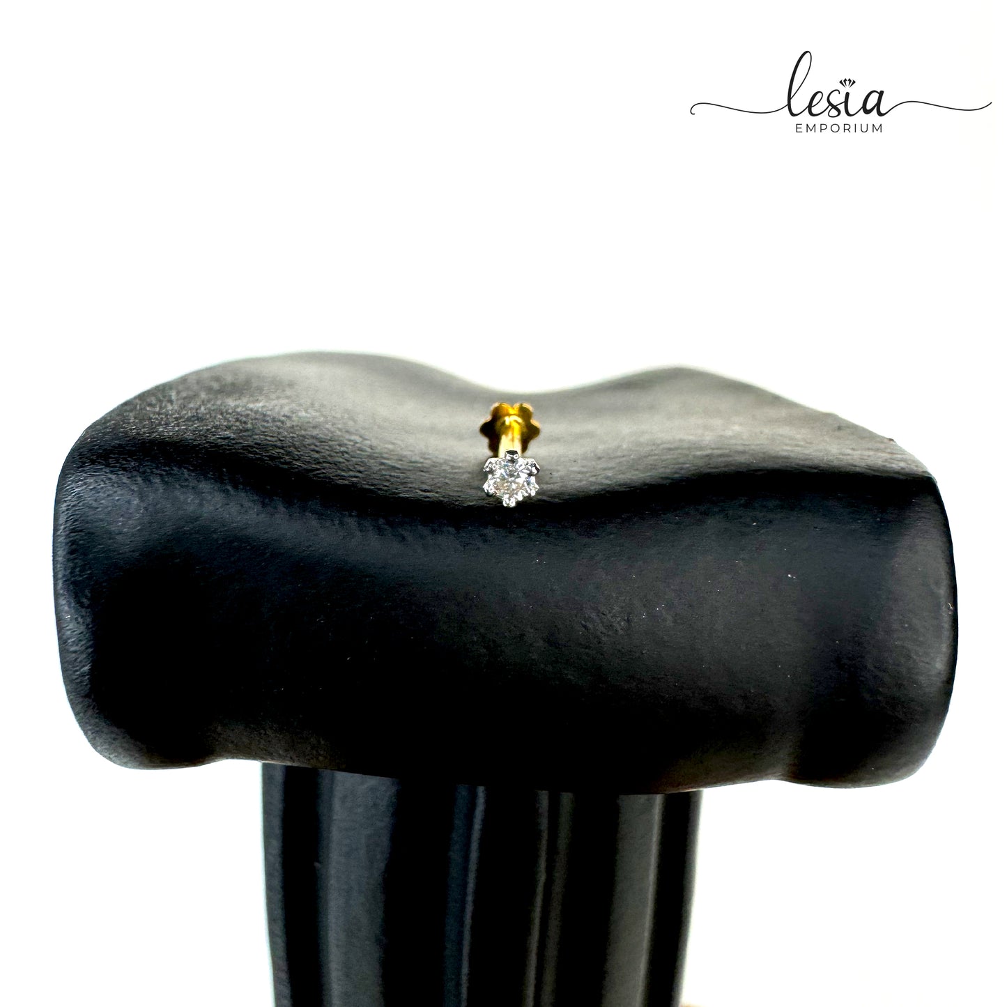 Solitaire Moissanite Nosepin (3 Cent)