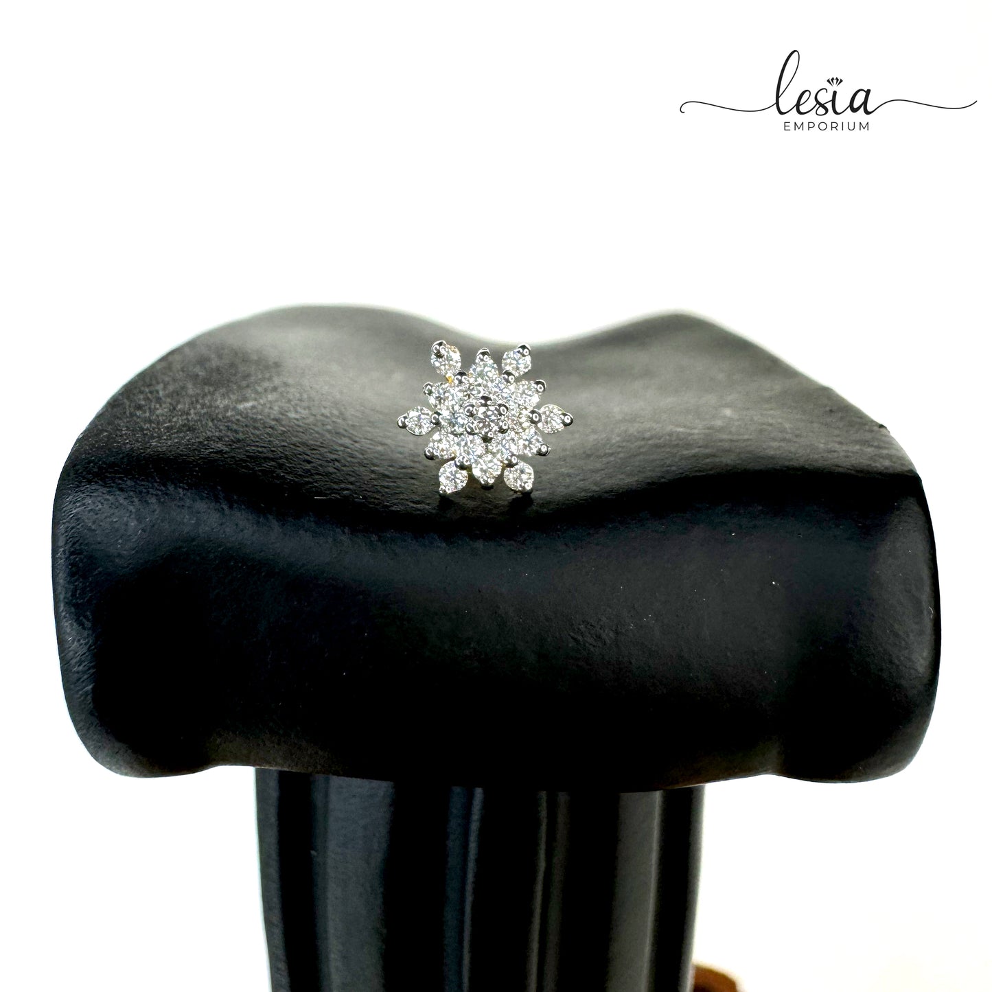 Kadam Star Medium Moissanite Nosepin (20 Cent)
