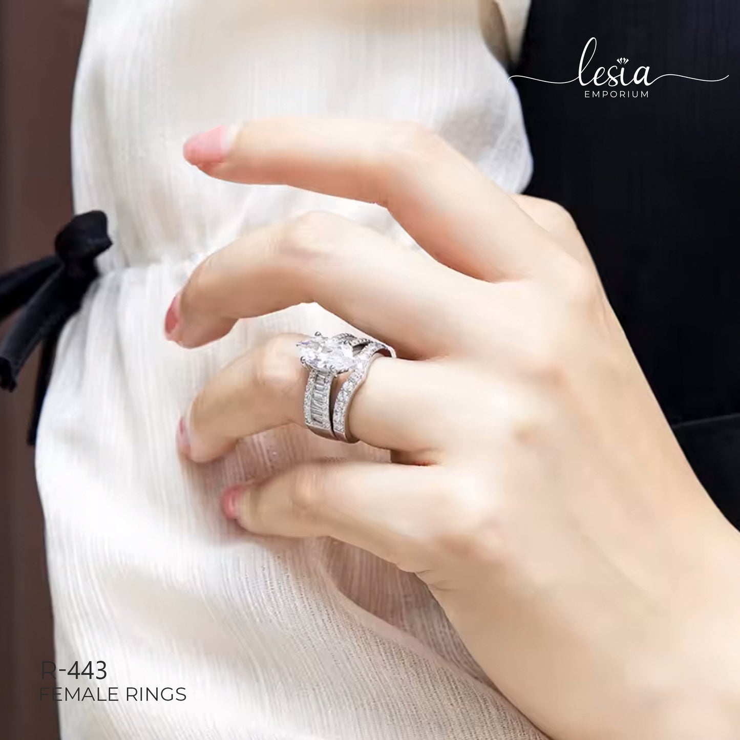 Solitaire Moissanite Ring (3 Carat)