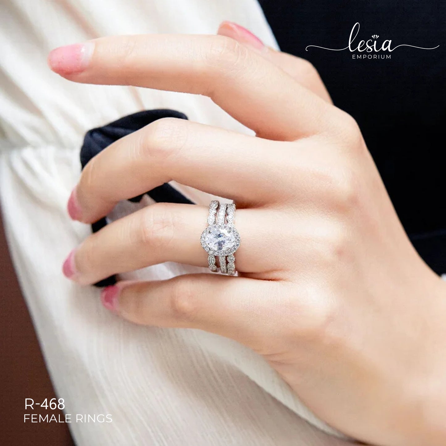 Solitaire Moissanite Ring (1.5 Carat)