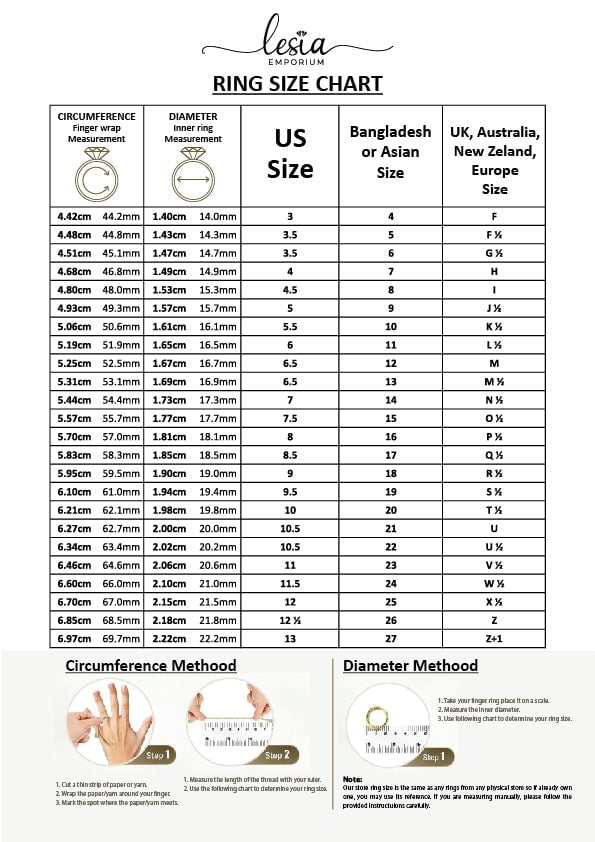 Solitaire Moissanite Diamond Ring (2 Carat) Rings Lesia Emporium