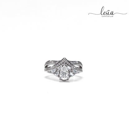 Solitaire Moissanite Diamond Ring (1 Carat)