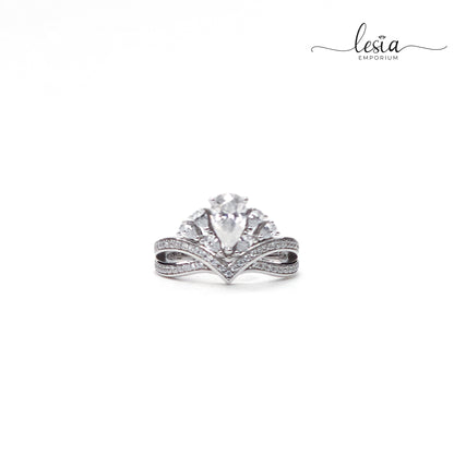 Solitaire Moissanite Diamond Ring (1 Carat)