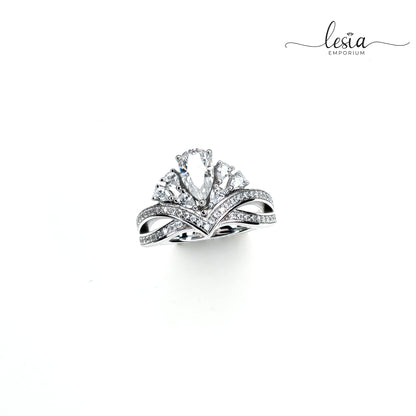 Solitaire Moissanite Diamond Ring (1 Carat)