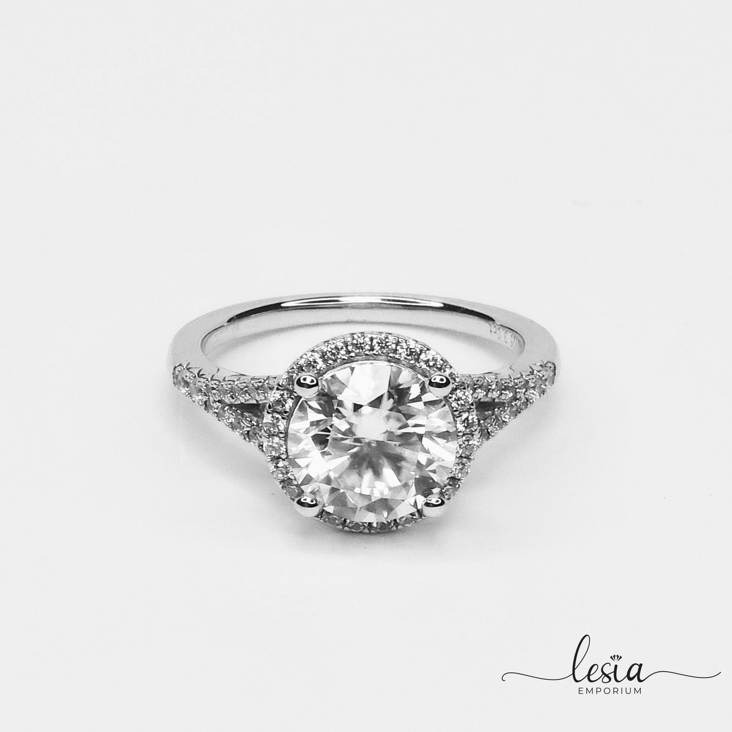 Solitaire Moissanite Diamond Ring (3 Carat)