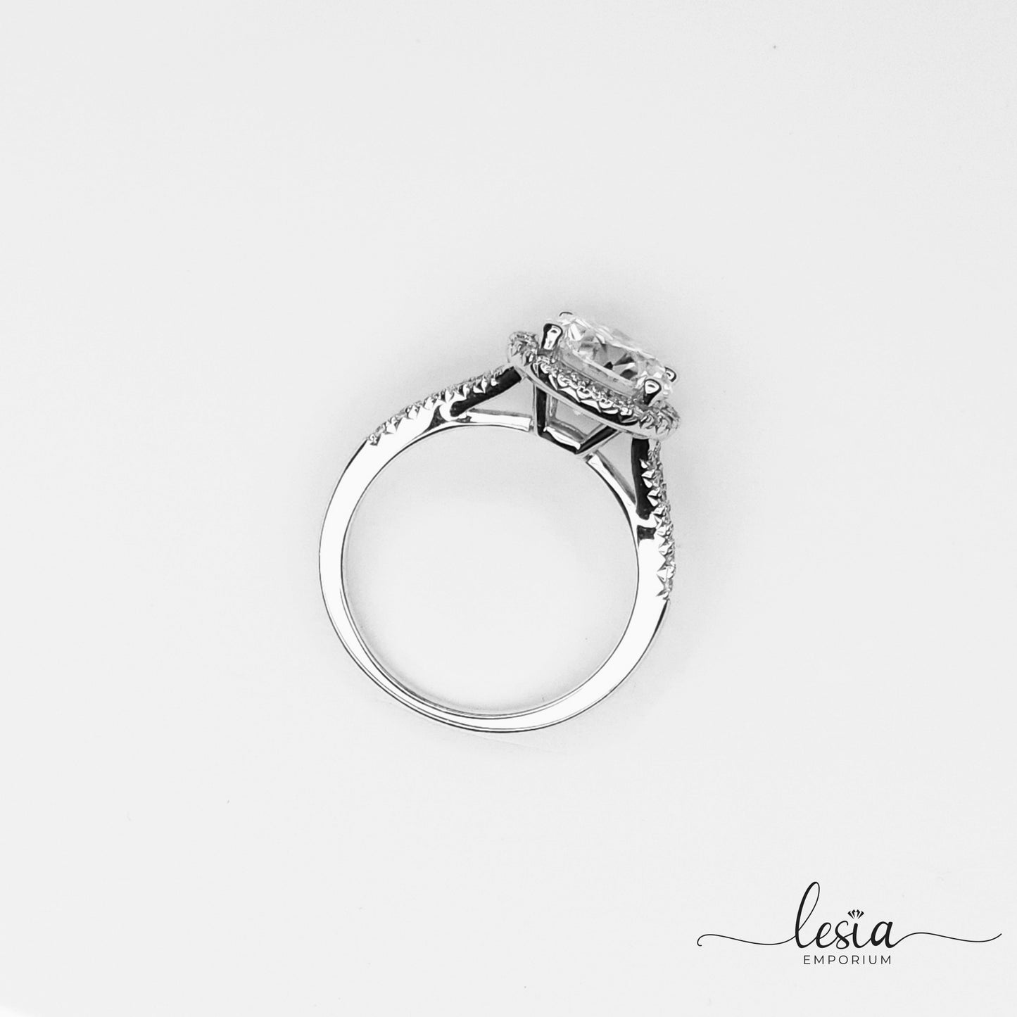 Solitaire Moissanite Diamond Ring (3 Carat)