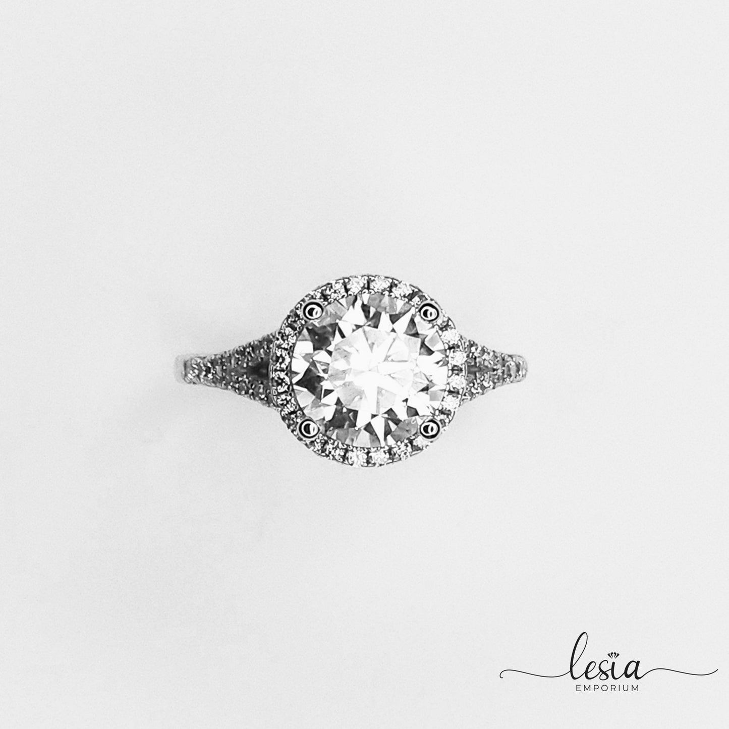 Solitaire Moissanite Diamond Ring (3 Carat)