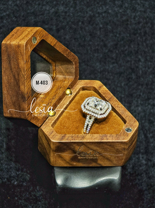 Solitaire Moissanite Ring (3 Carat)
