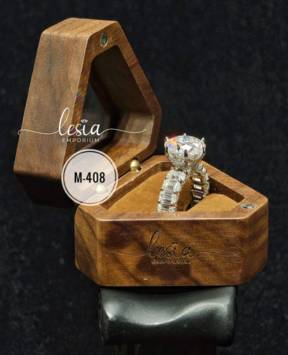 Solitaire Moissanite Ring (6 Carat)