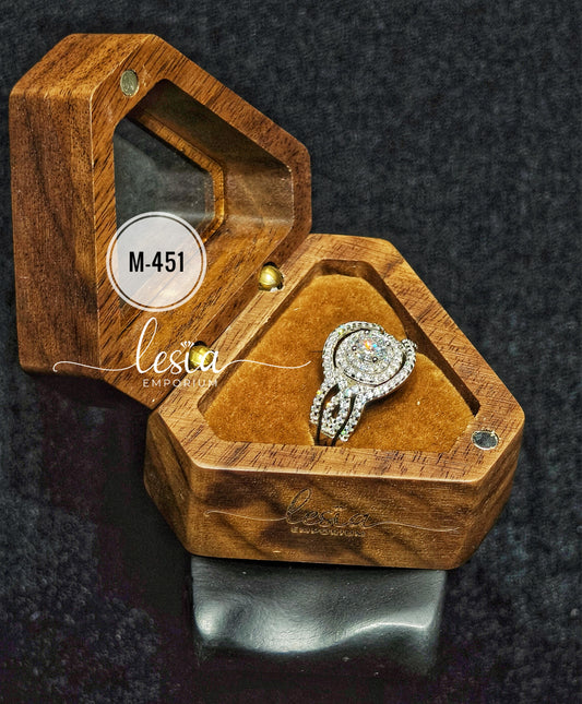 Solitaire Moissanite Ring (0.5 Carat)