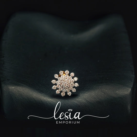 Chora Kadam Moissanite Nosepin (25 Cent)