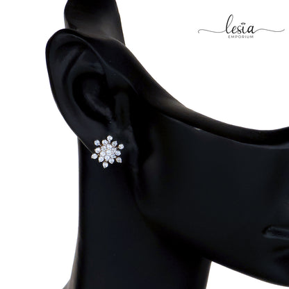 Kadam Star Large Moissanite Diamond Earrings (25 Cent)