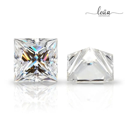 Moissanite Stones (Princess Cut)