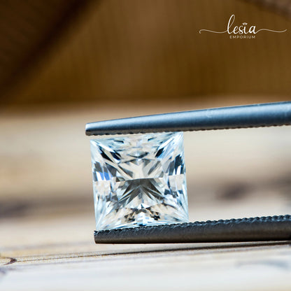 Moissanite Stones (Princess Cut)