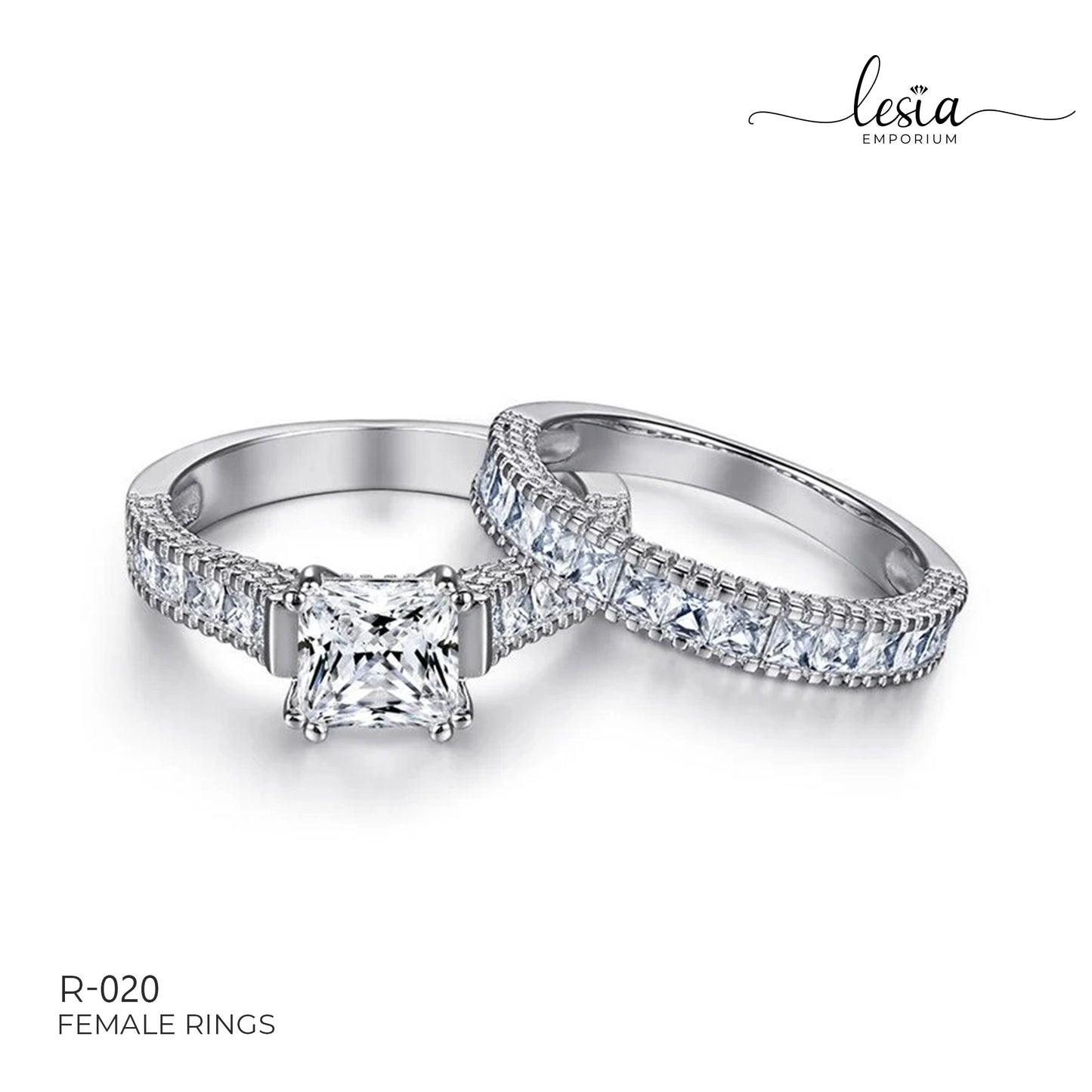 Solitaire Moissanite Ring (1 Carat)