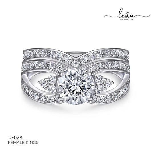 Solitaire Moissanite Ring (1.2 Carat)