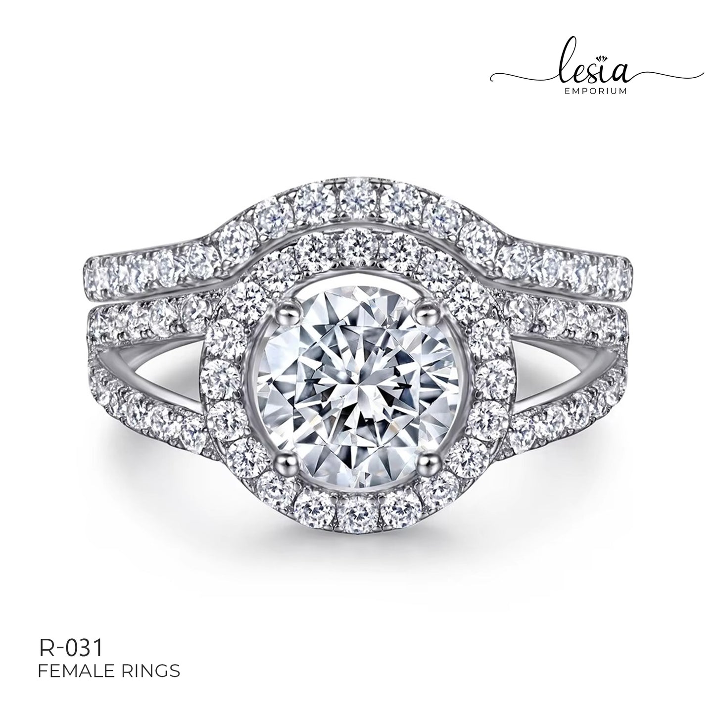 Solitaire Moissanite Ring (1.5 Carat)