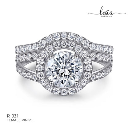 Solitaire Moissanite Ring (1.5 Carat)