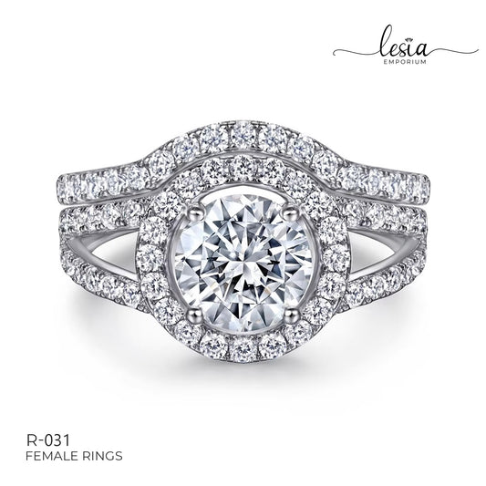 Solitaire Moissanite Ring (1.5 Carat)