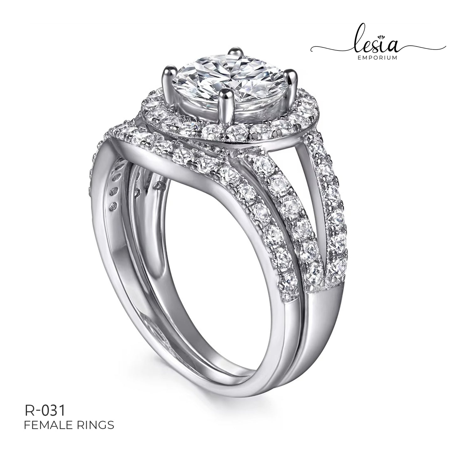 Solitaire Moissanite Ring (1.5 Carat)