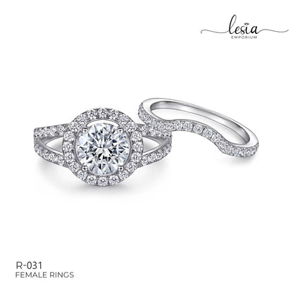 Solitaire Moissanite Ring (1.5 Carat)