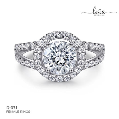 Solitaire Moissanite Ring (1.5 Carat)