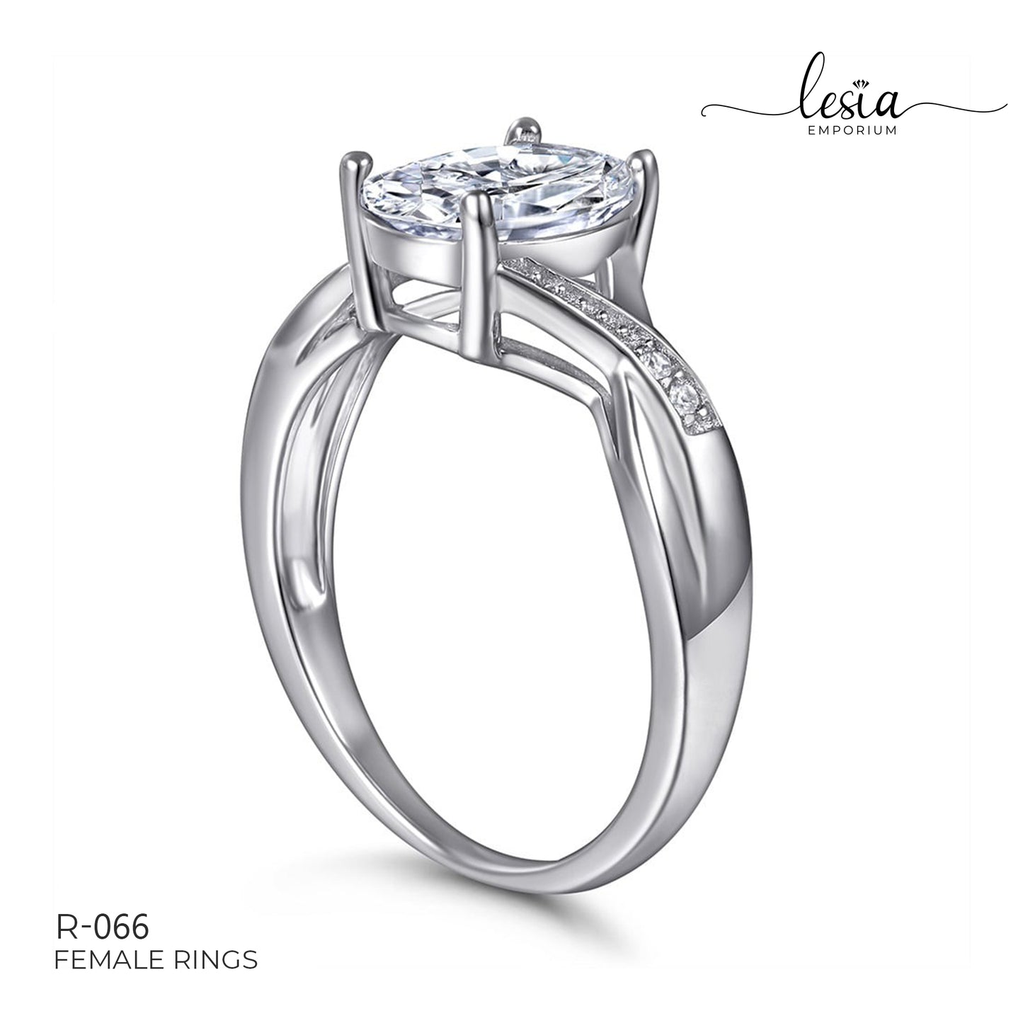 Solitaire Moissanite Ring (2 Carat)