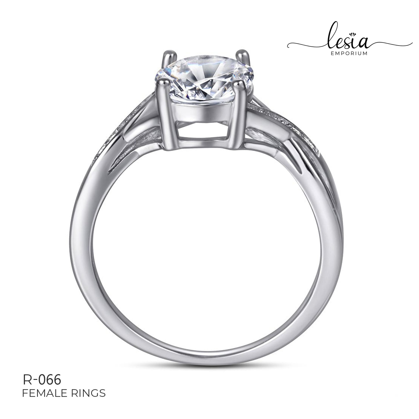 Solitaire Moissanite Ring (2 Carat)