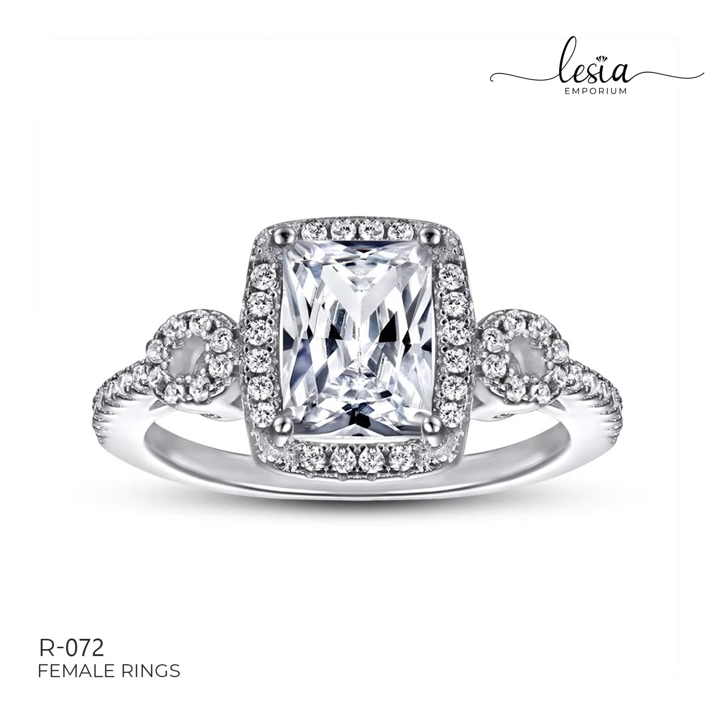 Solitaire Moissanite Ring (2 Carat)