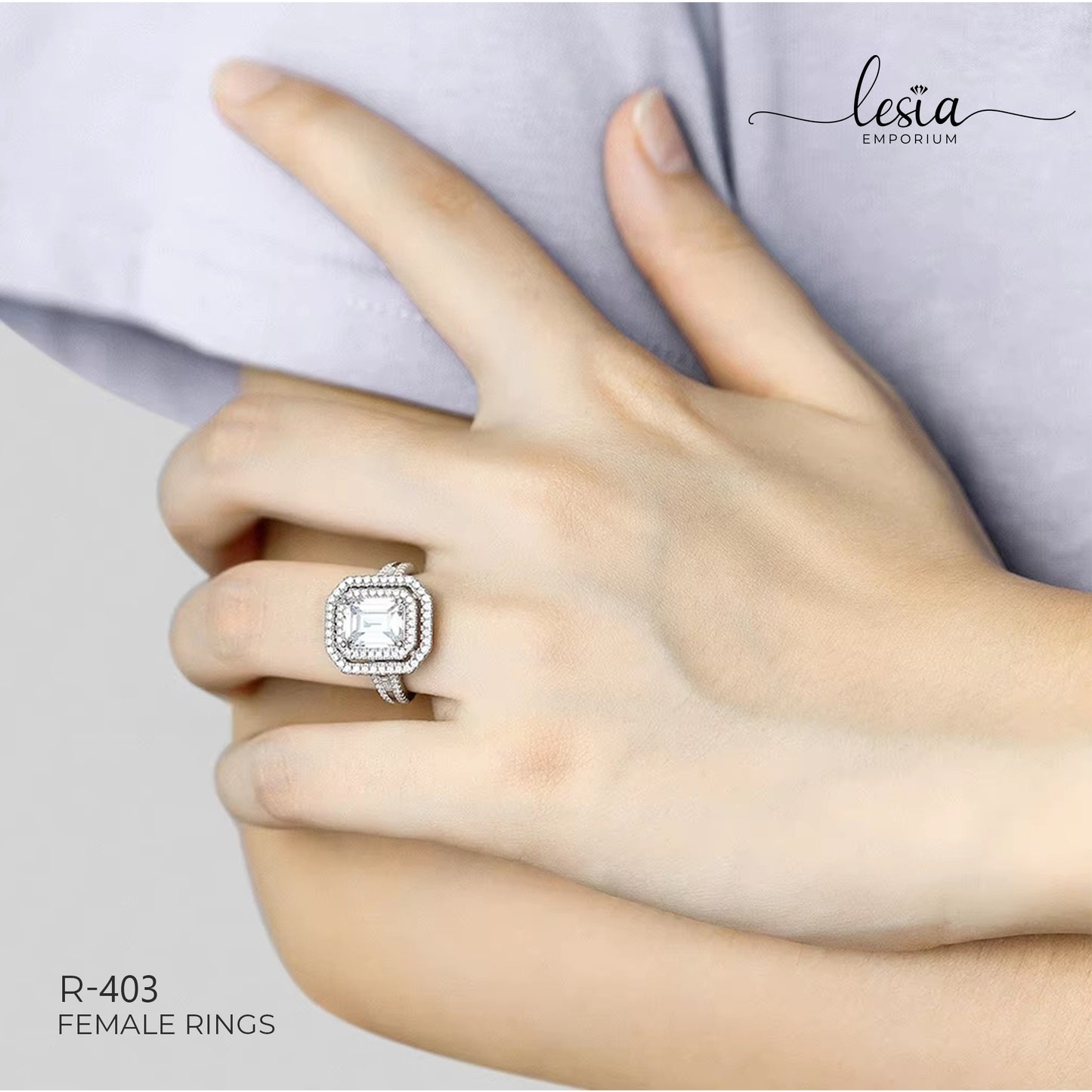 Solitaire Moissanite Ring (3 Carat)