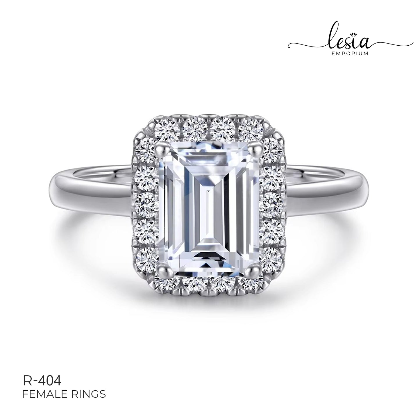 Solitaire Moissanite Ring (2 Carat)