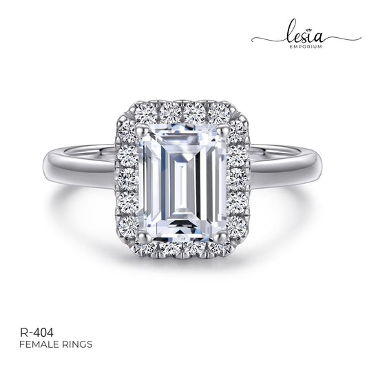 Solitaire Moissanite Ring (2 Carat)