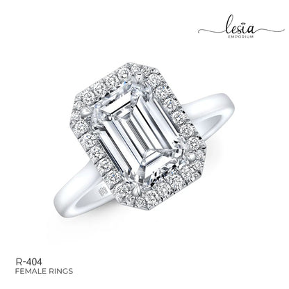 Solitaire Moissanite Ring (2 Carat)