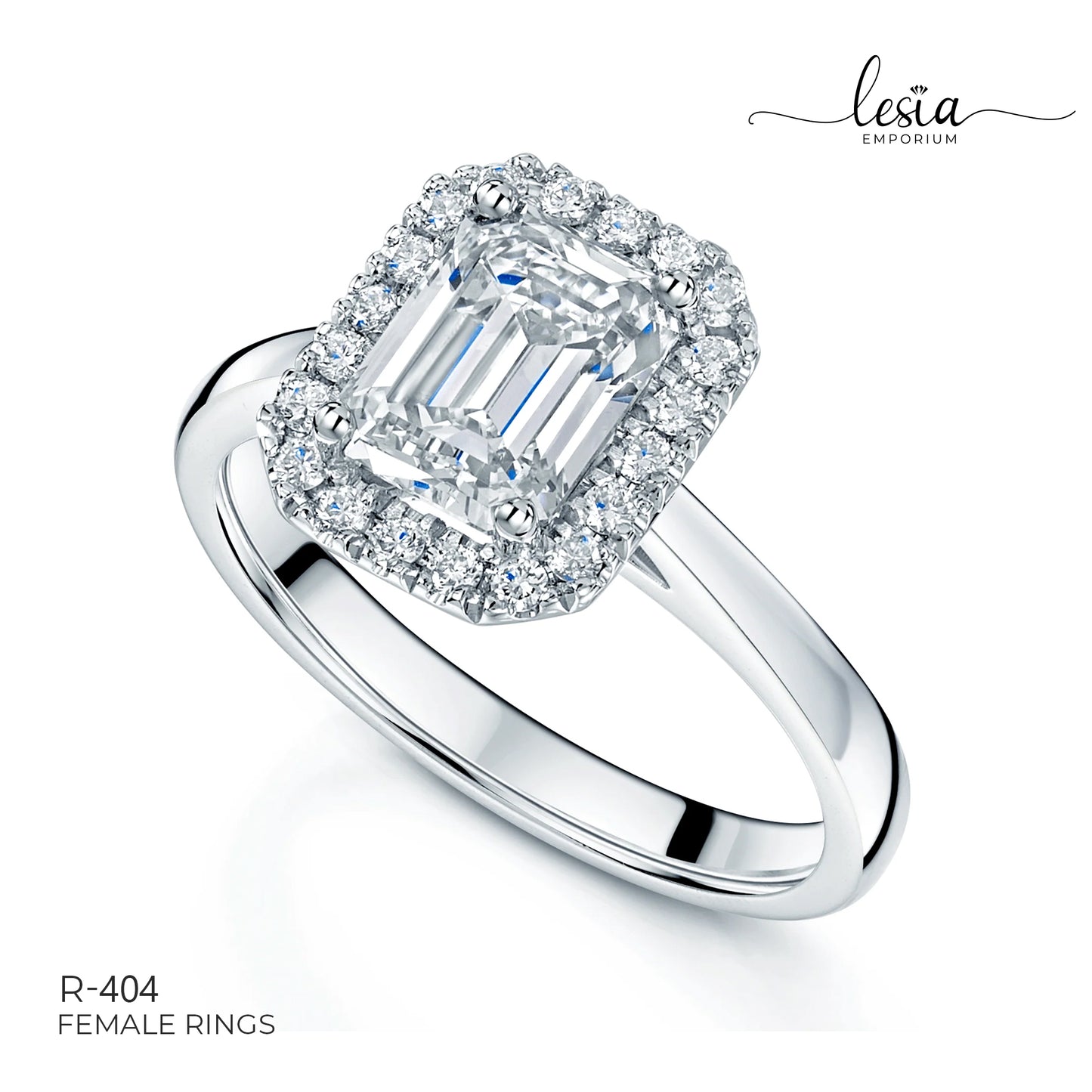 Solitaire Moissanite Ring (2 Carat)