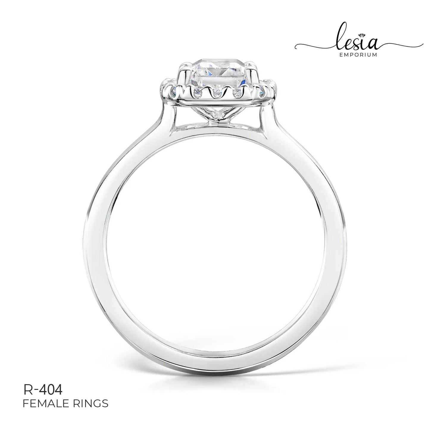 Solitaire Moissanite Ring (2 Carat)